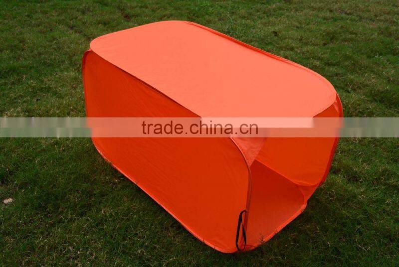 Square design easy folding kids outdoor pet tunnel