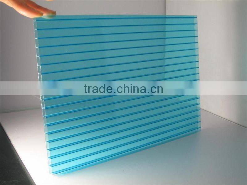 4mm twin wall polycarbonate sheet, hollow pc sheet,pc sheet on sale