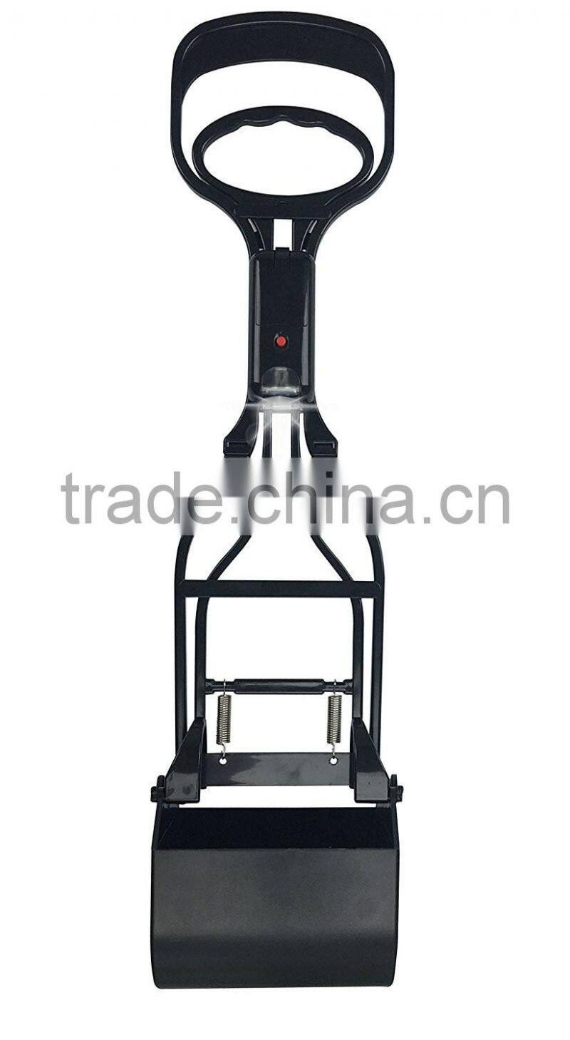 Plastic Pet Dog Poop Picker Scooper Bag Dog With Light And Garbage Box