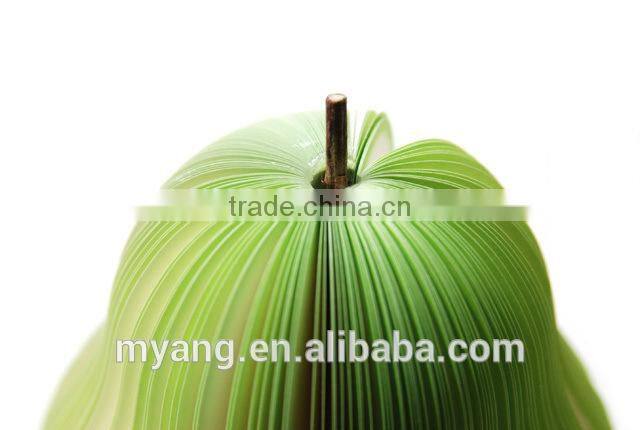 Promotional 3D fruit shaped wholesale note paper fruit memo pad