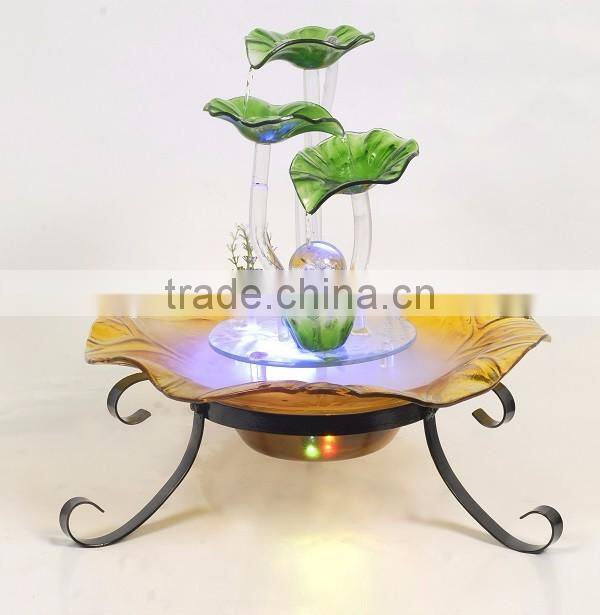 Ball fountain for tabletop decoration
