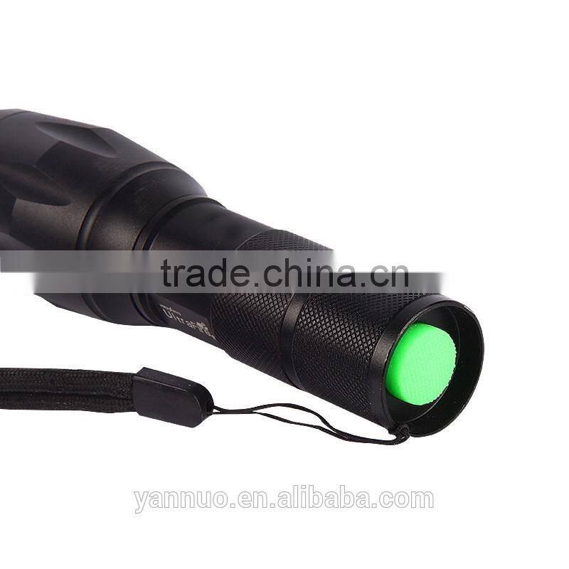 G700 LED Aluminum Rechargeable Tactical Flashlight, 18650 battery casing