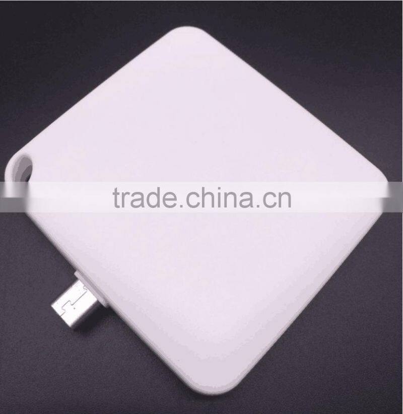 New arrival 300mAh one-off power bank with Micro USB Charge for cellphones.