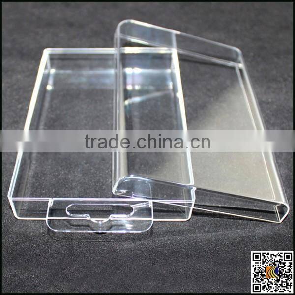 Plastic packaging box for phone cover, transparent case boxes clear packaging box