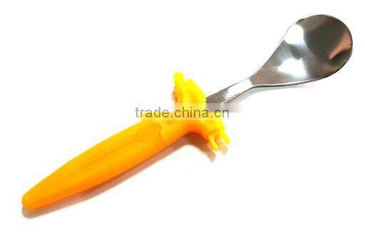 Wholesale Stock Small Order Plastic Handle Knife/Fork/Spoon