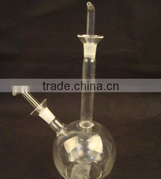heat resistant glass vinegar bottle with dropper