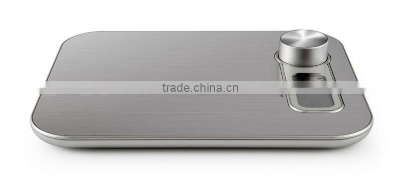 Kinetic Energy Battery-free Digital Stainless Steel Kitchen Scale