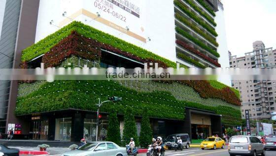 1m x 1m artificial hand plastic stickers home garden green 3d wall hanging decoration EZWQ01