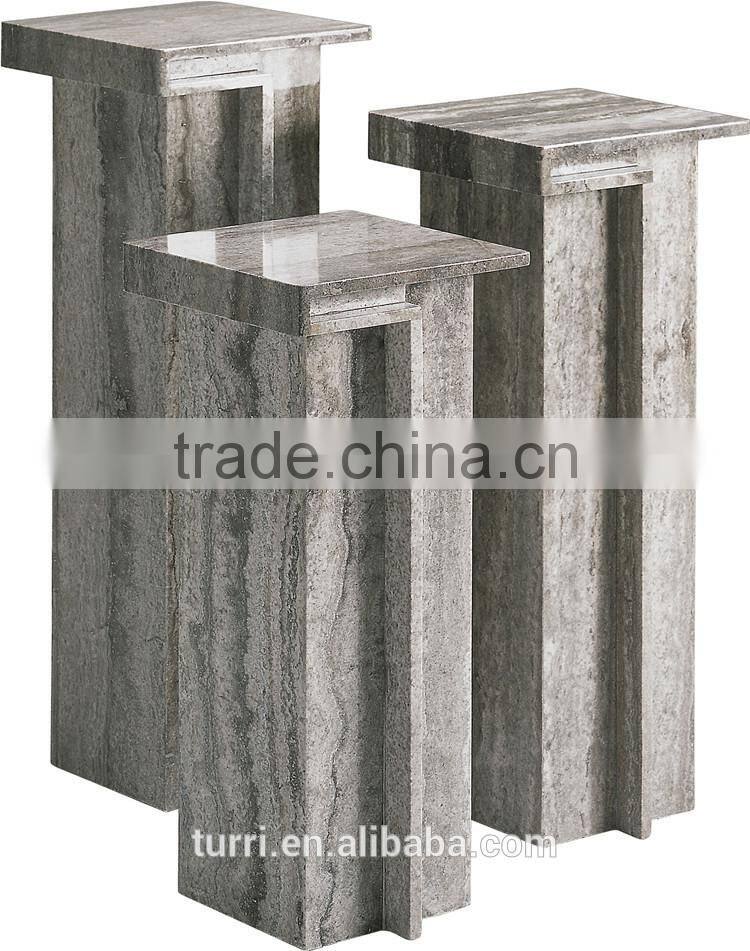 hot sale modern white travertine marble stone garden pergola