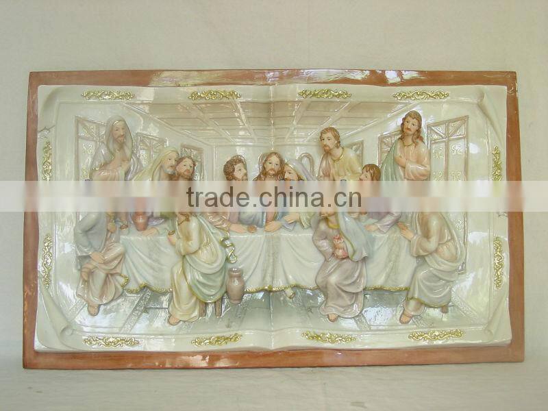 last supper sculpture,native american nativity sets,2014 resin new design