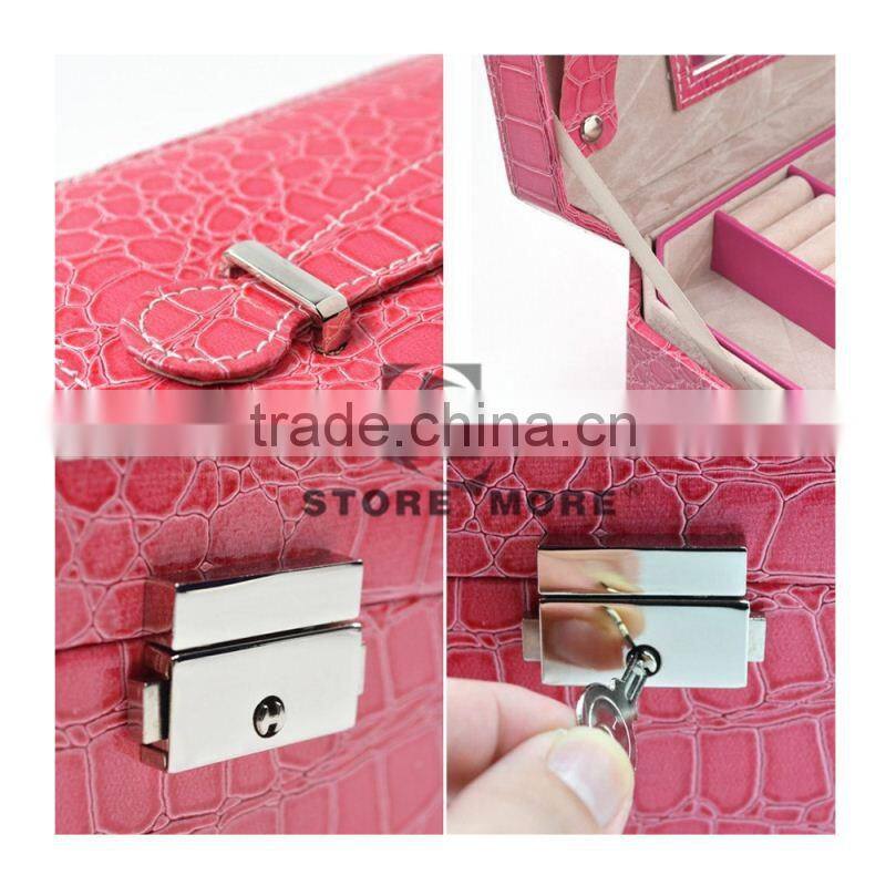 2014 New Design Multiple Metal Lock Jewelry box