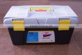 17" plastic truck tool box with handle for carring