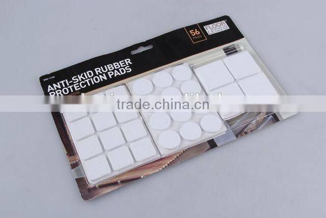 56pc eva foam sqaure and circle table mat