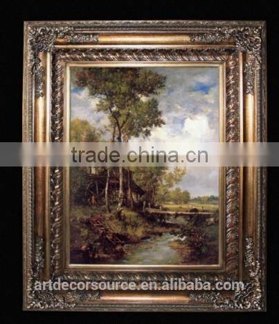 Wooden Painting Frame with Corner Ornates