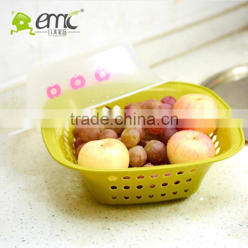 PP Double drop of fruit and vegetable basket