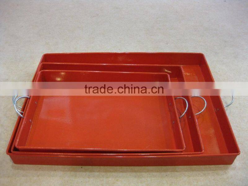 metal fancy trays with high quality