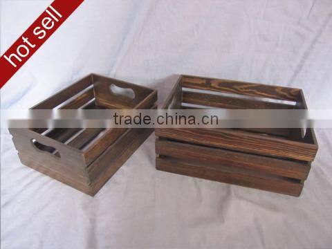 gift pine wooden crate wood fruit vegetable box