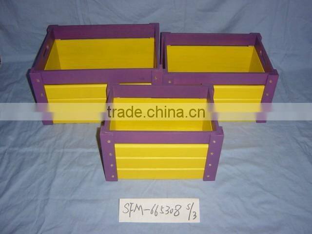 High quality wooden receive magazine basket