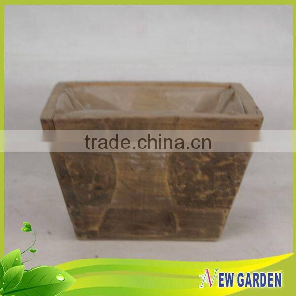 Wooden Ecologically Cheap Garden Decoration Rectangular Planter