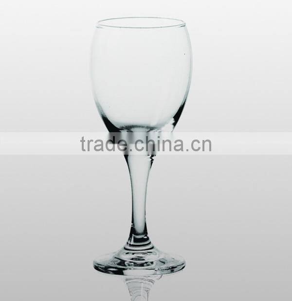 Handmade High Quality Goblet Clear Glass Wine Cup