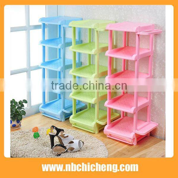 New Design Plastic Fashion Shoe Rack With Umbrella Rack