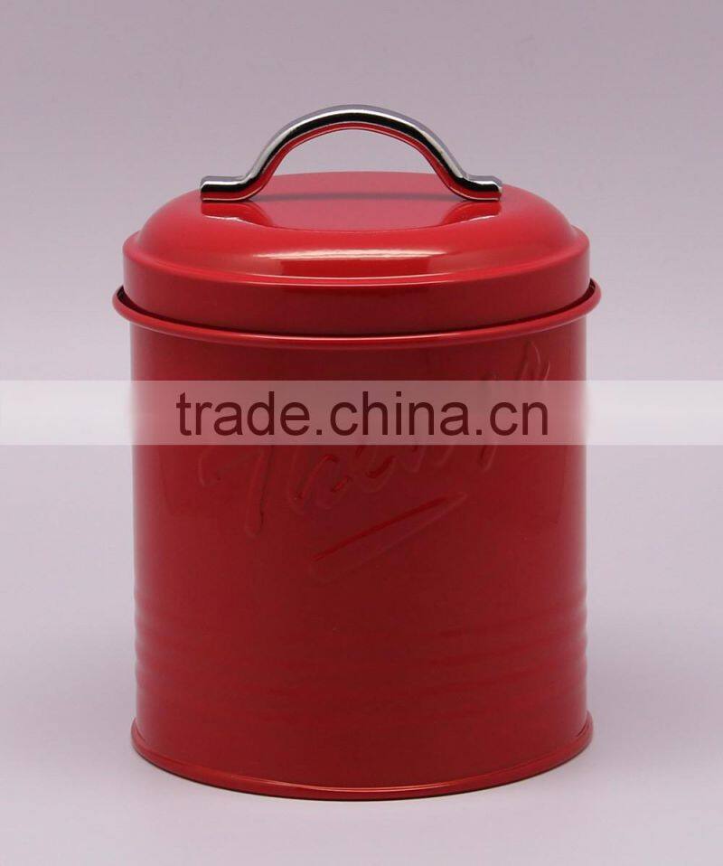Food-grade Kitchen Storage Canister with Embossed Logo