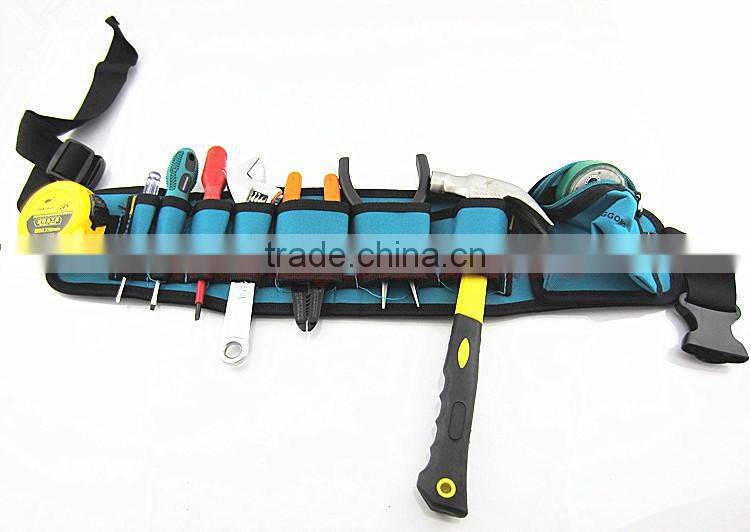 53x13cm Durable Tool Bag Waterproof Blue canvas waist Multifunctional Electrical Tools Oxford bag