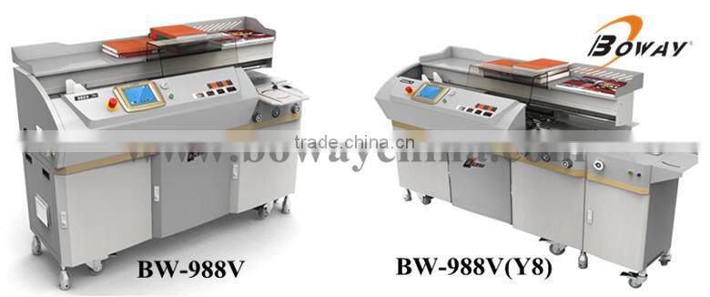 photographic studio 988V Y8 creasing on-line auto side glue perfect photo book making machine