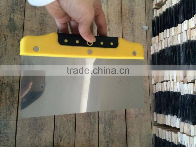 Stainless steel Scraper with double color handle