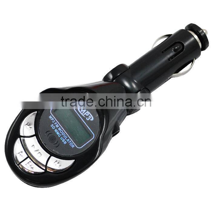 Car MP3 Player Wireless FM Transmitter With USB SD MMC Slot