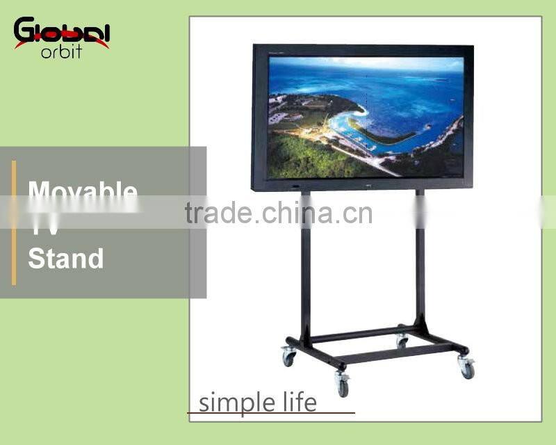 Simple style TV mounting bracket for two screen, mobile double screen TV stand