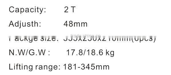 High Quality 10 ton Types Of Hydraulic Jack---SFJ-05