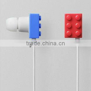 blocks Earphone 3.5MM BASS MP4 MP3 Headphone