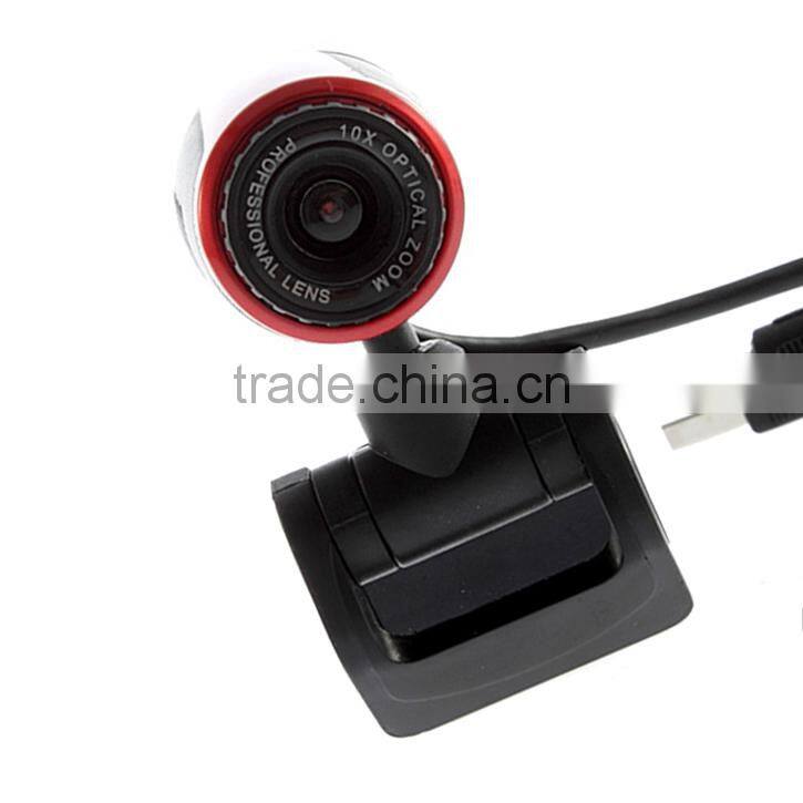 USB 2.0 PC Web Camera Driver Clip WebCam w/ MIC Microphone Chinese Webcam for Laptop PC