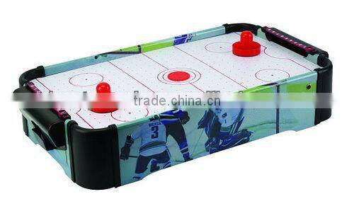 Table top Air Hockey with design on board