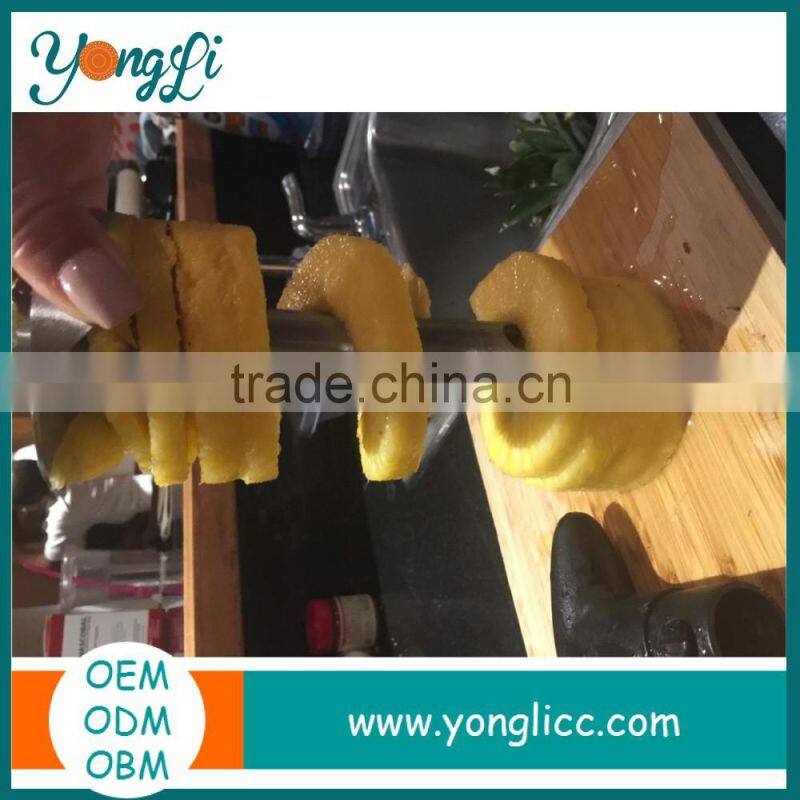 Hot Selling Kitchen Gadgets Stainless Steel Pineapple Slicer and Corer