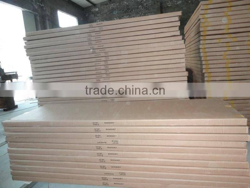 Used Cheap Plywood Banquet Rect Folding Tables For Sale