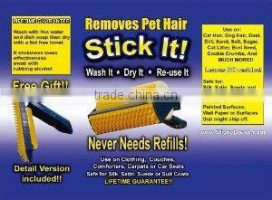 As seen on TV! Reusable Sticky Buddy&Pet Hair Remover/Dog Cat Groom 2pc