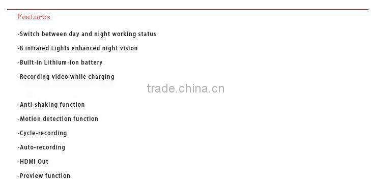 K5000 1080P IR Night 2.0inch Screen Car DVR