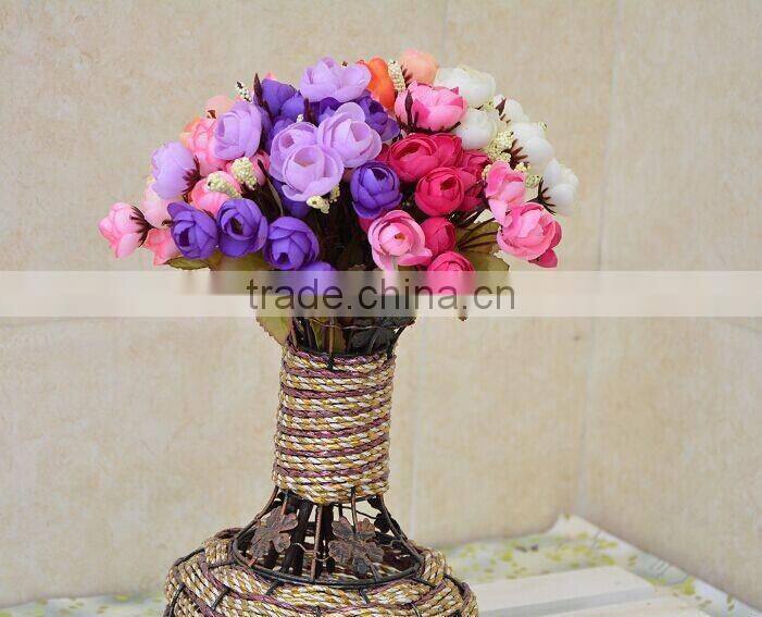 Silk flower bouquet, decorative artificial flower