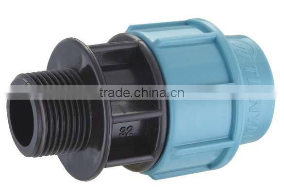 PP COMPRESSION FITTING TEE