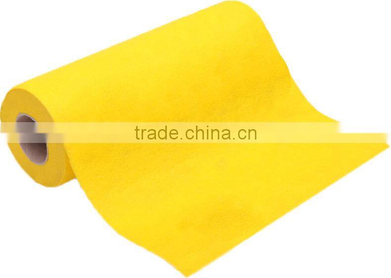 folded needle punched nonwoven dry cleaning wipes germany used clothes