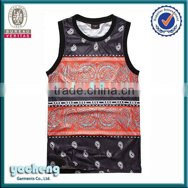all over print vest Product Type vest men Gender american flag tank top/vest for man OEM Service 3d printing tank tops /vest