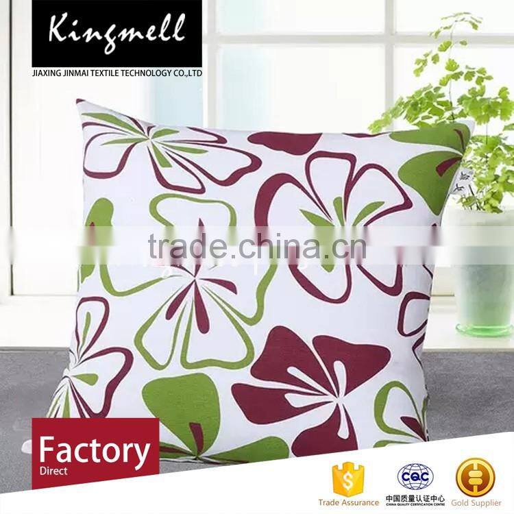 Customized digital printed cotton canvas cushion cover for home textile