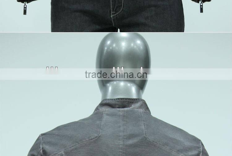 Fiery red short and PU leather jacket