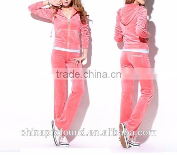 wholesale custom designs corduroy comfortable color fashion hoody women hoodies with zipper suits