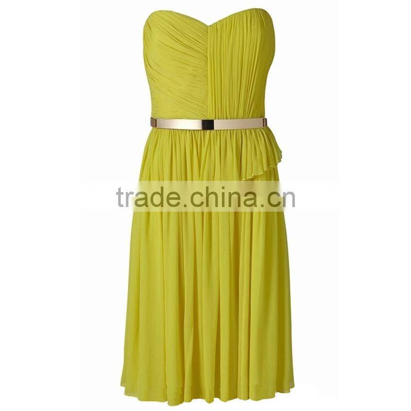 Girs factory direct Top Design Party Classic Strapless Prom Dress