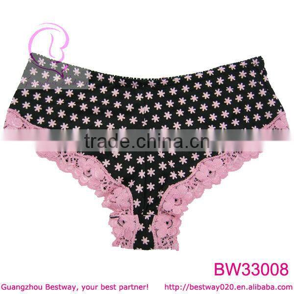 Stylish pink & black underwear for young gilrs ladies women