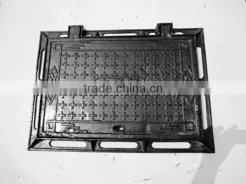 Light duty ductile iron manhole cover and grating