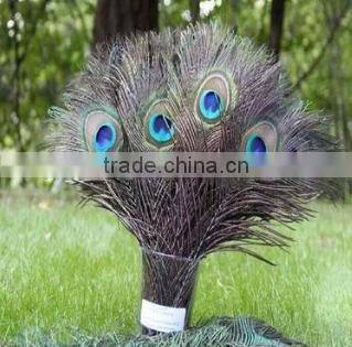 Peacock Eye Tail Feather For Accessory DIY Masquerade Decoration Party Dress